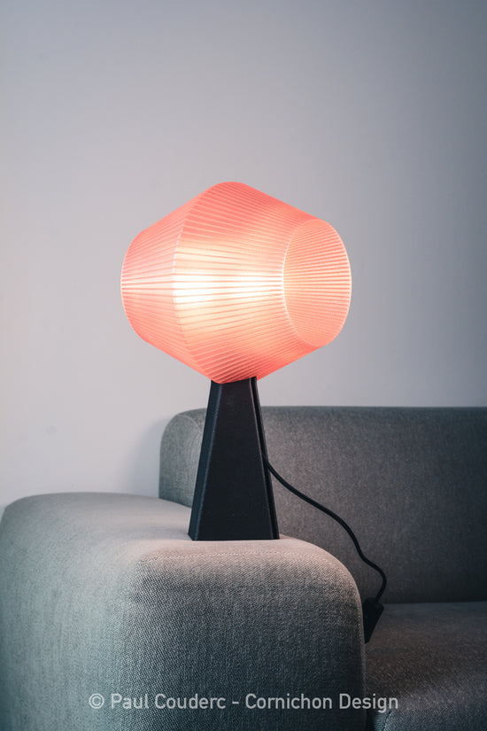 Halo 240 Nachttischlampe Wohnzimmerlampe - Moderne 3D-gedruckte Tischlampe – Handgemachte Design-Lampe